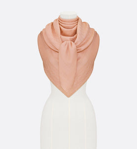 D-Oblique Shawl • Rose Des Vents Wool, Silk and Cashmere