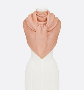D-Oblique Shawl • Rose Des Vents Wool, Silk and Cashmere