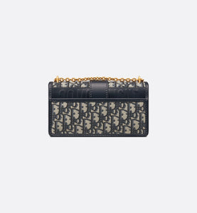 30 Montaigne East-West Bag • Blue Dior Oblique Jacquard