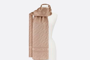 Dior Oblique Stole • Rose Des Vents Silk Crepe