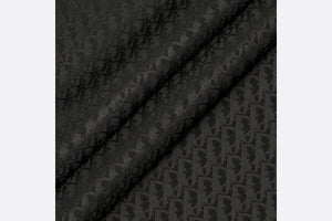 Dior Oblique Stole • Black Silk Crepe