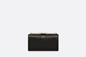 30 Montaigne East-West Bag with Chain • Black Calfskin