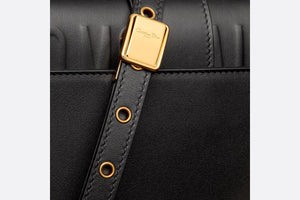 30 Montaigne East-West Bag with Chain • Black Calfskin