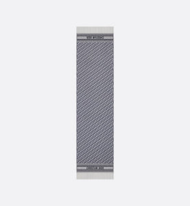 Dior Oblique Scarf • Navy Blue Cashmere
