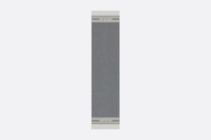 Dior Oblique Scarf • Gray Cashmere