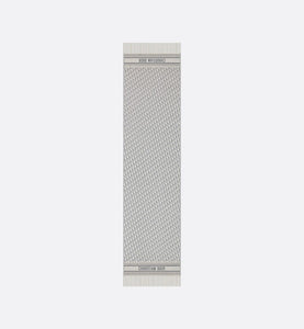 Dior Oblique Scarf • Gray Cashmere