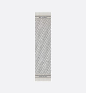 Dior Oblique Scarf • Gray Cashmere