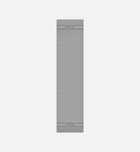 Dior Oblique Stole • Gray Silk Crepe