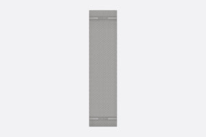 Dior Oblique Stole • Gray Silk Crepe