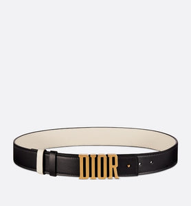 D-Fence Reversible Belt • Black and Latte Smooth Calfskin, 30 MM