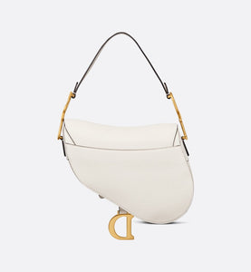 Saddle Bag with Strap • Latte Grained Calfskin