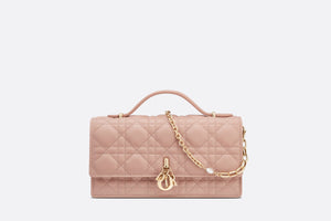 Miss Dior Mini Bag • Rose Des Vents Cannage Lambskin