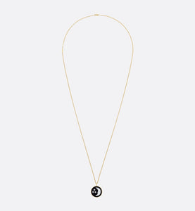 Rose Céleste Necklace • Yellow Gold, Diamonds, Mother-of-Pearl and Onyx