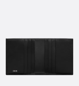 Vertical Wallet • Black CD Diamond Canvas