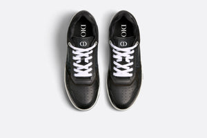B27 Low-Top Sneaker • Black Smooth Calfskin and CD Diamond Canvas