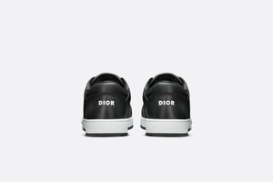 B27 Low-Top Sneaker • Black Smooth Calfskin and CD Diamond Canvas