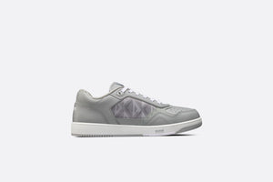 B27 Low-Top Sneaker • Dior Gray Smooth Calfskin and CD Diamond Canvas