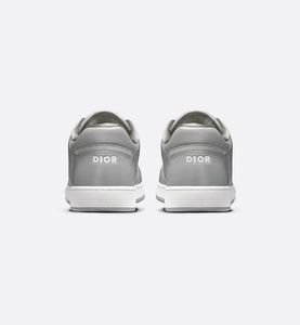 B27 Low-Top Sneaker • Dior Gray Smooth Calfskin and CD Diamond Canvas