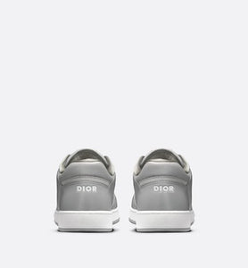 B27 Low-Top Sneaker • Dior Gray Smooth Calfskin and CD Diamond Canvas