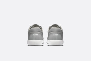 B27 Low-Top Sneaker • Dior Gray Smooth Calfskin and CD Diamond Canvas