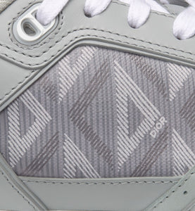 B27 Low-Top Sneaker • Dior Gray Smooth Calfskin and CD Diamond Canvas