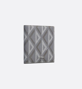 Vertical Wallet • Dior Gray CD Diamond Canvas