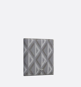 Vertical Wallet • Dior Gray CD Diamond Canvas