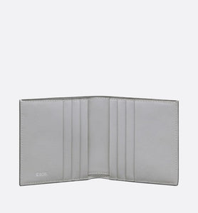 Vertical Wallet • Dior Gray CD Diamond Canvas