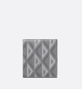 Vertical Wallet • Dior Gray CD Diamond Canvas