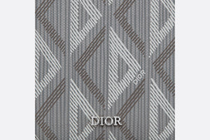 Vertical Wallet • Dior Gray CD Diamond Canvas