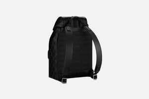 Dior Hit the Road Backpack • CD Diamond Canvas and Black Smooth Calfskin