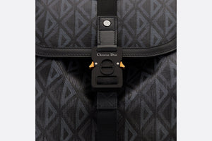 Dior Hit the Road Backpack • CD Diamond Canvas and Black Smooth Calfskin