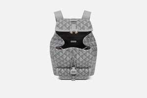 Dior Hit the Road Backpack • Dior Gray CD Diamond Canvas and Smooth Calfskin