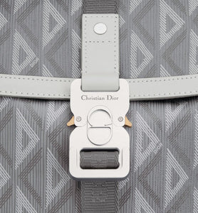 Dior Hit the Road Backpack • Dior Gray CD Diamond Canvas and Smooth Calfskin