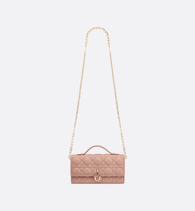 Miss Dior Mini Bag • Rose Des Vents Cannage Lambskin