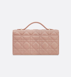 Miss Dior Mini Bag • Rose Des Vents Cannage Lambskin