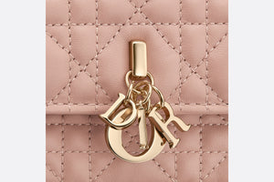 Miss Dior Mini Bag • Rose Des Vents Cannage Lambskin