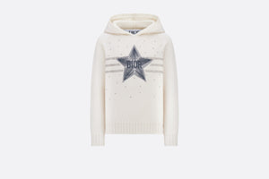 Kid's Hooded Sweater • Ivory Wool Knit