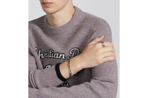 Christian Dior Couture Chain Link Ring • Silver-Finish Brass