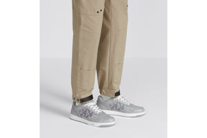 B27 Low-Top Sneaker • Dior Gray Smooth Calfskin and CD Diamond Canvas
