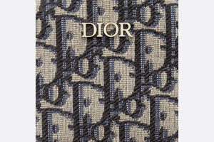 Kid's Mini Rider Backpack • Beige and Blue Dior Oblique Jacquard