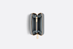 Small Lady Dior Voyageur Coin Purse • Cloud Blue Cannage Lambskin