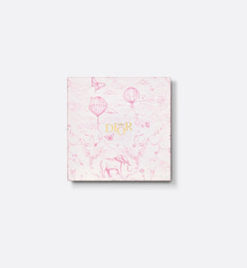 Newborn Gift Set • Ivory Cotton Jersey Printed with Pale Pink Toile de Jouy