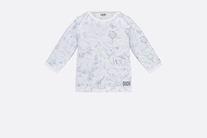 Newborn Gift Set • Ivory Cotton Jersey Printed with Light Gray Toile de Jouy