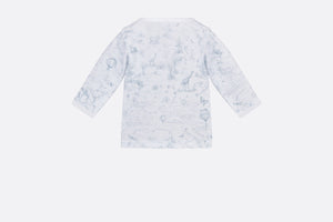 Newborn Gift Set • Ivory Cotton Jersey Printed with Light Gray Toile de Jouy