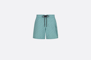 Dior Oblique Swim Shorts • Sea Green Technical Fabric