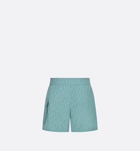 Dior Oblique Swim Shorts • Sea Green Technical Fabric