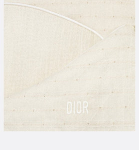 Sleeping Bag • Ivory Cotton Voile with Gold-Tone Cannage