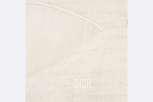 Sleeping Bag • Ivory Cotton Voile with Gold-Tone Cannage