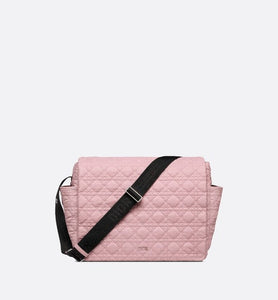 Changing Bag • Pale Pink Macrocannage Technical Canvas